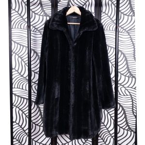 Faux fur coat, classy, size L